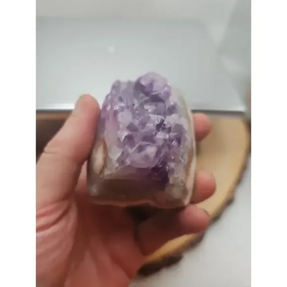 Amethyst Geode Cluster. .66lb - Picture 7 of 11